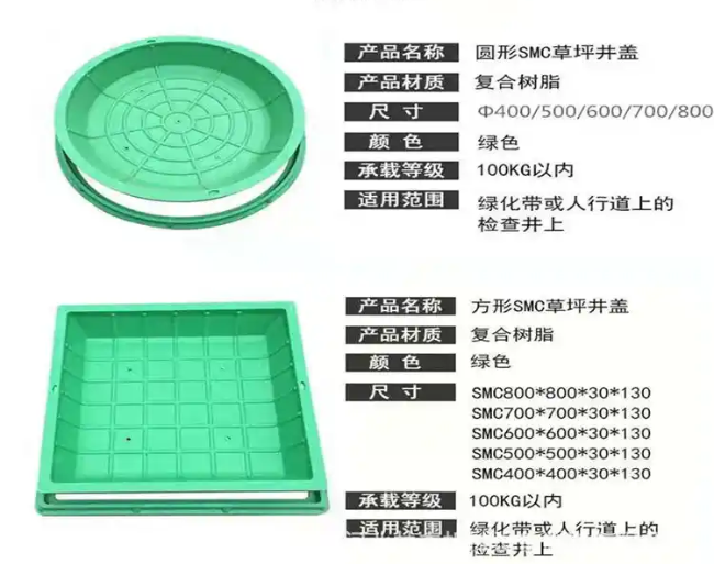 麦积树脂复合种植井盖展示